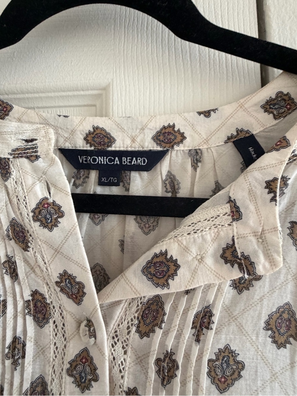 Veronica Beard Paisely Top - Picture 2 of 2